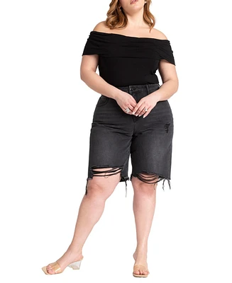 Eloquii Plus Size City Short