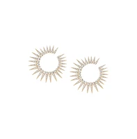 Sohi Women's Celestial Hoop Earrings