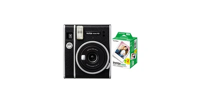 Fujifilm Instax Mini 40 Instant Film Camera with Twin Film Pack (20 Exposures)