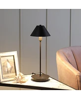 Streamdale Furniture 17.5" In Rowan Matte Powder Black G-9 Table Lamp