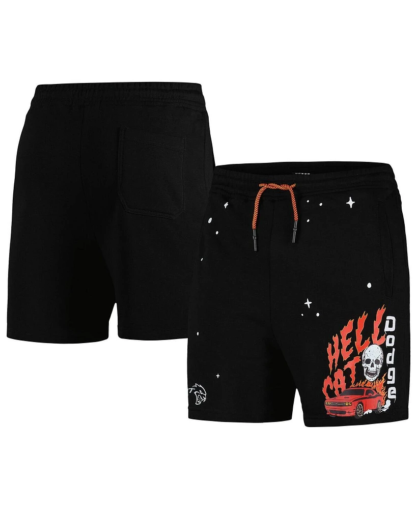 Reason Men's Black Dodge Hellcat Shorts