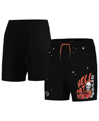 Reason Men's Black Dodge Hellcat Shorts