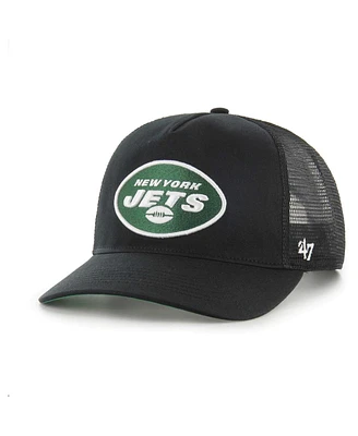 47 Brand Men's Black New York Jets Mesh Hitch Trucker Adjustable Hat