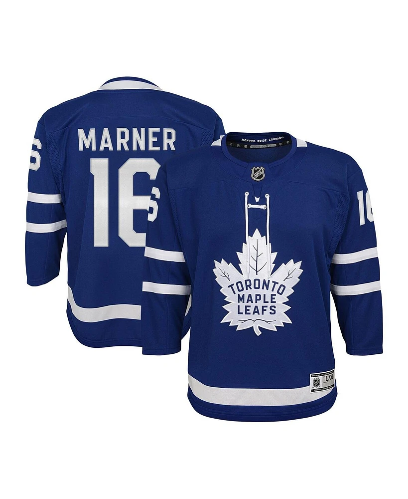 Outerstuff Big Boys and Girls Mitchell Marner Blue Toronto Maple Leafs Home Premier Player Jersey