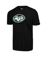 New Era Men's Black New York Jets Camo Logo T-Shirt