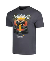 Outerstuff Men's Graphite McLaren F1 Team 2024 Miami Grand Prix All Speed T-Shirt