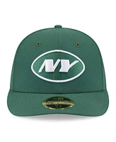 New Era Men's Green New York Jets Omaha Low Profile 59FIFTY Fitted Hat