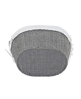 Household Essentials Woven Laundry Basket with Handles and Liner