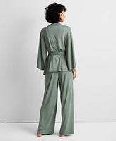 State of Day Women's 3-Piece. Fluid-Knit Pajama Set, Created for Macy's