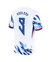 Nike Men's Erling Haaland White Norway National Team 2024 Away Replica Jersey