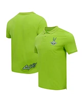 Freeze Max Men's Bugs Bunny Green Looney Tunes Freshen Up Polo