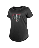 New Era Women's Charcoal Tampa Bay Buccaneers 2024 Nfl Draft T-Shirt