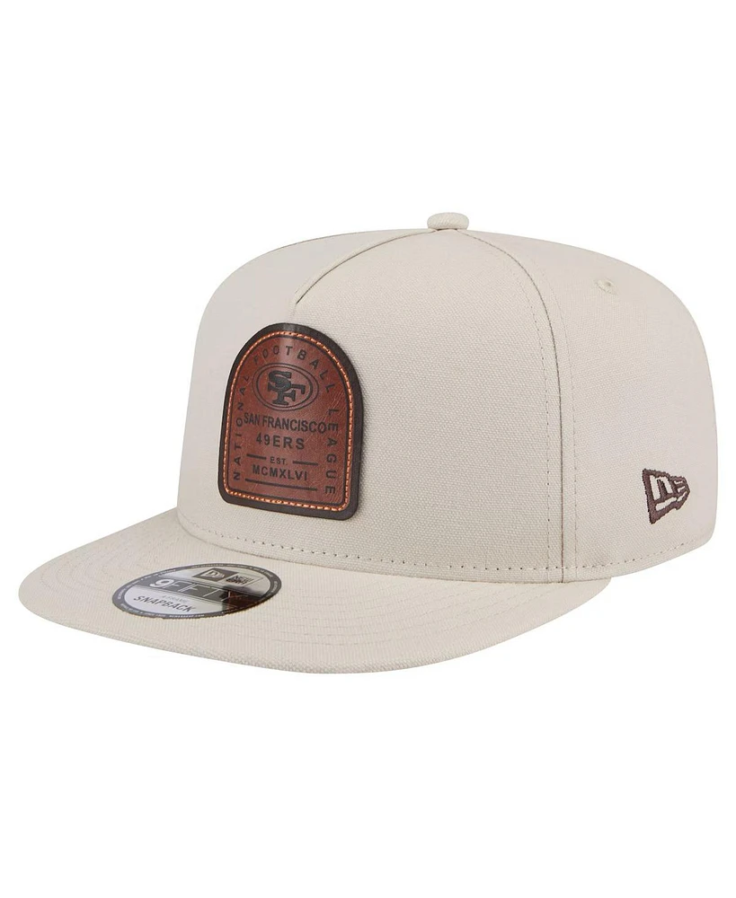 New Era Men's Stone San Francisco 49ers Premier 9FIFTY Snapback Hat