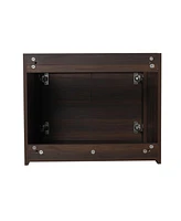 Streamdale Furniture 24 Inch Bathroom Cabinet with Sink, Soft Close Doors