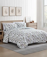 Eddie Bauer Flower Field Reversible Piece Quilt Set