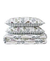 Eddie Bauer Flower Field Reversible Piece Quilt Set