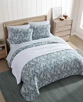 Closeout! Eddie Bauer Fern Garden Reversible Piece Quilt Set