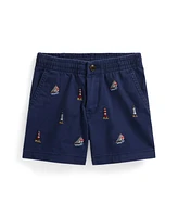 Polo Ralph Lauren Toddler and Little Boys Prepster Embroidered Chino Shorts