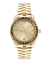 Plein Sport Women's Eclipse Three Hand Quartz Gold Stainless Steel 36MM