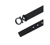 Calvin Klein Men's Ck Logo-Buckle Belt