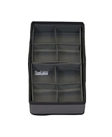 Household Essentials Tabletop Storage Box Windowed Lid and Front Handle