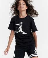 Jordan Big Boys Mvp Motion Jumpman Graphic Short-Sleeve T-Shirt