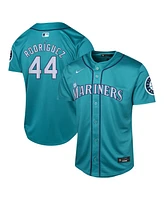 Nike Big Boys and Girls Julio Rodriguez Aqua Seattle Mariners Alternate Limited Player Jersey