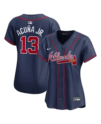 Nike Women's Ronald Acuna Jr. Navy Atlanta Braves Alternate Limited Player Jersey