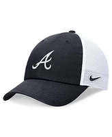 Nike Men's Navy Atlanta Braves Evergreen Club Trucker Adjustable Hat