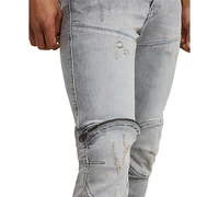 G-Star Raw Men's Elwood Zip-Knee Distressed Skinny Jeans