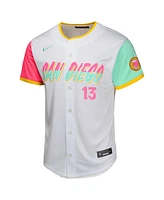 Nike Big Boys and Girls Manny Machado White San Diego Padres City Connect Limited Player Jersey