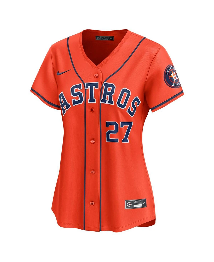 Nike Women's Jose Altuve Orange Houston Astros Alternate Limited Player Jersey