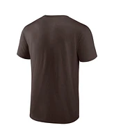 Fanatics Men's Brown Cleveland Browns Evergreen Primary Logo T-Shirt