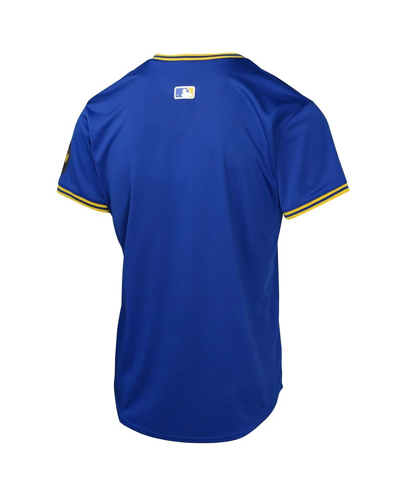 Nike Boys and Girls Blue Seattle Mariners City Connect Limited Jersey