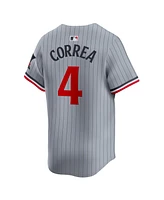 Nike Men's Carlos Correa Gray Minnesota Twins Home Limited Player Jersey