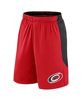 Fanatics Men's Red Carolina Hurricanes Go Hard Shorts