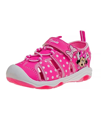 Disney Toddler Girls Minnie Hook and Loop Sports Sandals
