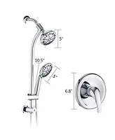 Streamdale Furniture Stainless Steel Dual Shower Head Set