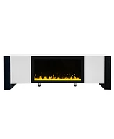 High Gloss Electric Fireplace Tv Stand