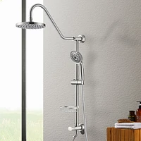 Streamdale Furniture Shower Head With Handheld Shower System With 8" Rain Shower Head