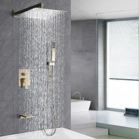 12 Inch Shower System With Handheld Shower Head