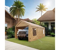 10x20FT Heavy Duty Outdoor Car Canopy Carport Portable Garage