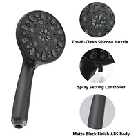 Wall Mounted Dual-Function Shower System With Valve