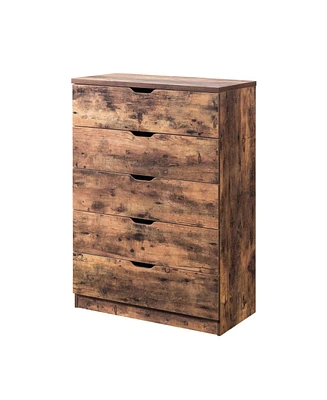 Simplie Fun Utility Cabinet Distressed Wood