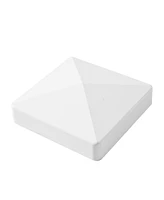 Line Post For White Vinyl Routed Fence Caps Included Set Of 2