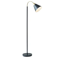 Streamdale Furniture Beacon Arched Metal Floor Lamp With Chimney Shade