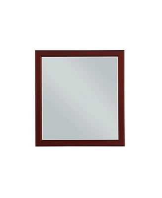 Simplie Fun Louis Philippe Mirror In Cherry