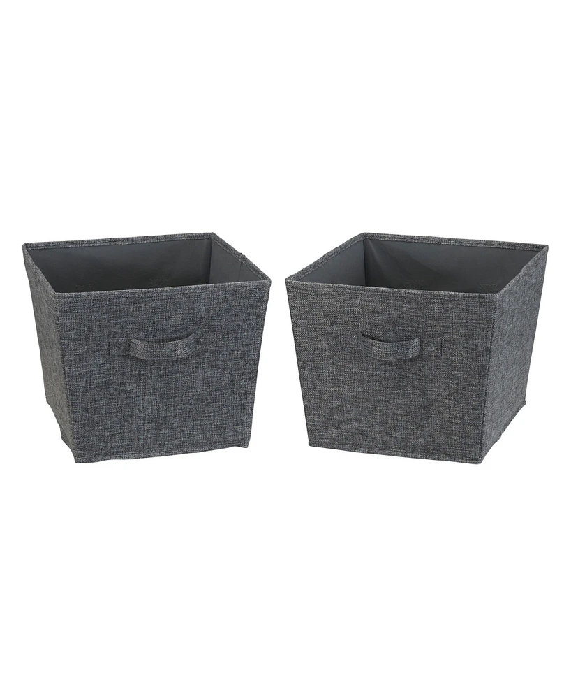 Household Essentials Medium Fabric Storage Bins 2 Pack