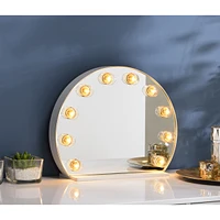 Streamdale Furniture Alma Accent Mirror, White Finish