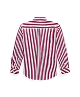 Polo Ralph Lauren Toddler and Little Boys Striped Cotton Poplin Shirt
